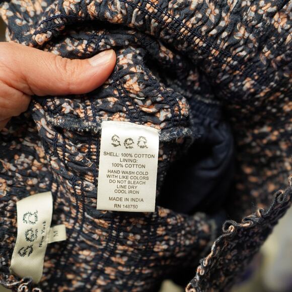 Sea New York Jasper Border Tiered Ruffle Smocked Mini Skirt Medium $225 - Picture 7 of 8